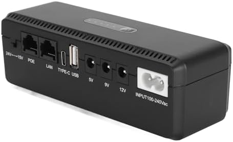 UPS Battery Backup – High-Capacity Uninterruptible Power Supply for Router, Modem & Security Camera (US Plug)