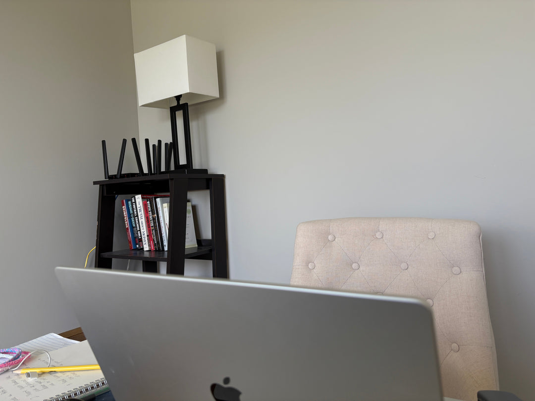 ConnecTen router powering a home office workspace