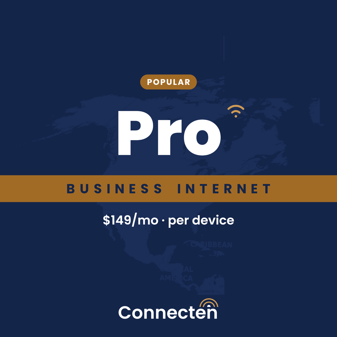 ConnecTen Business Internet — Pro plan